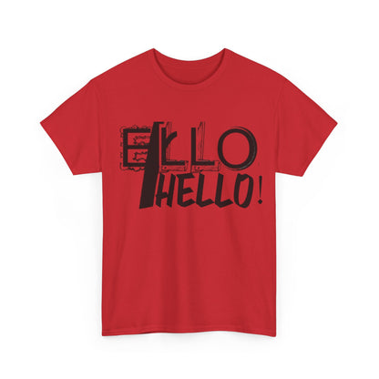 Hello Unisex Tee - Casual and Stylish Cotton T-Shirt for All Occasions