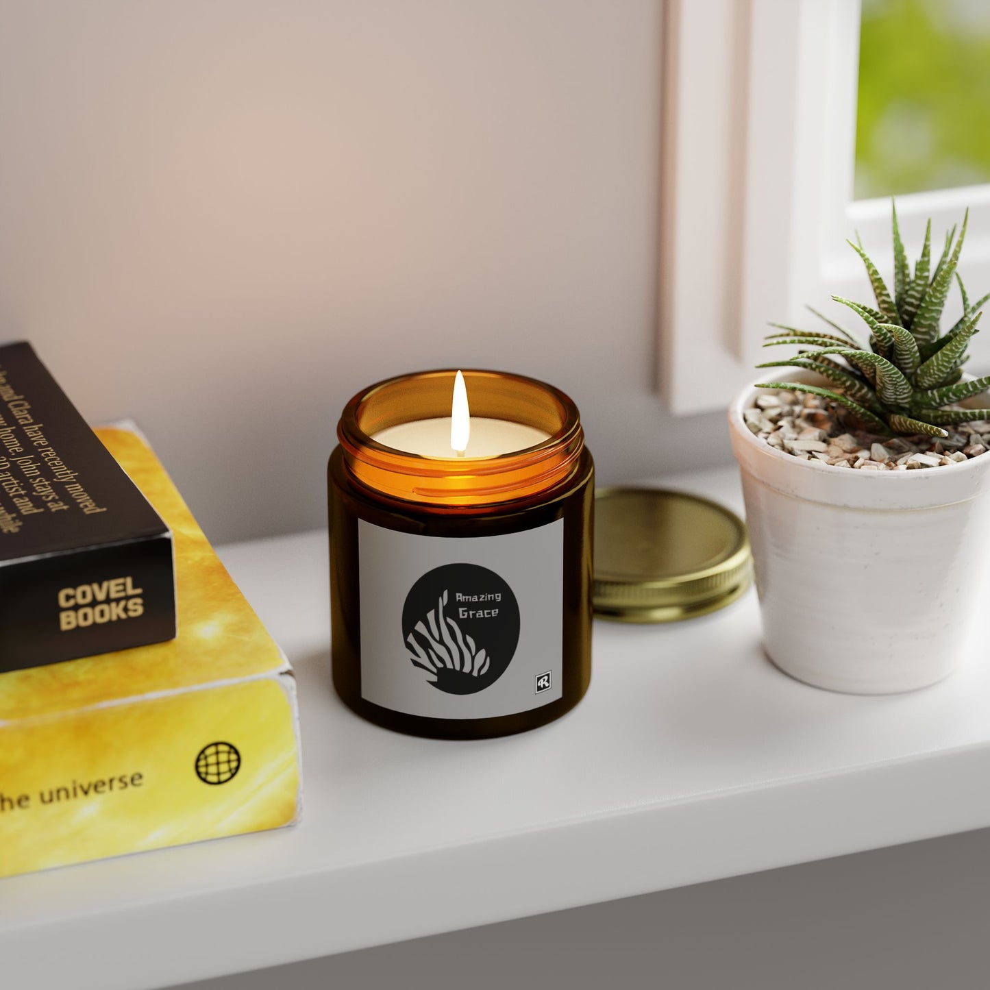 Amazing Grace Scented Candles | Relaxing Aromatherapy, Eco-Friendly Gifts for Home, Self-Care, Spa, Birthdays, and Celebrations