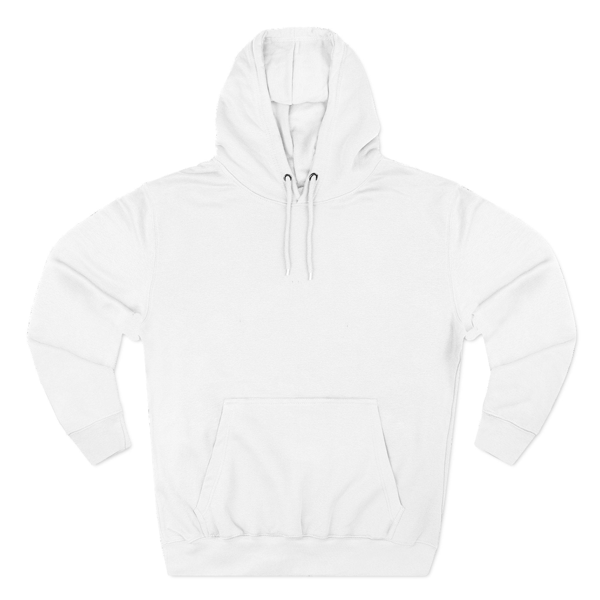 Cozy Three-Panel Fleece Hoodie, Perfect for Fall, Streetwear, Casual Outfits, Gift for Him/Her, Unique Layering Piece Printify
