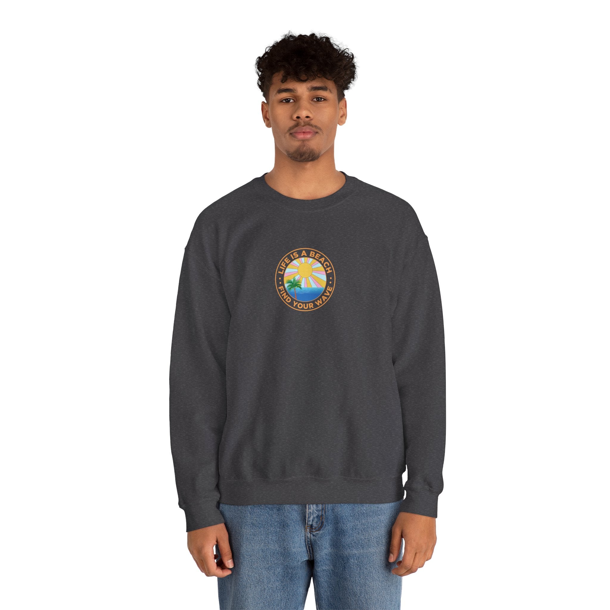 La vie est un sweat-shirt unisexe de plage 