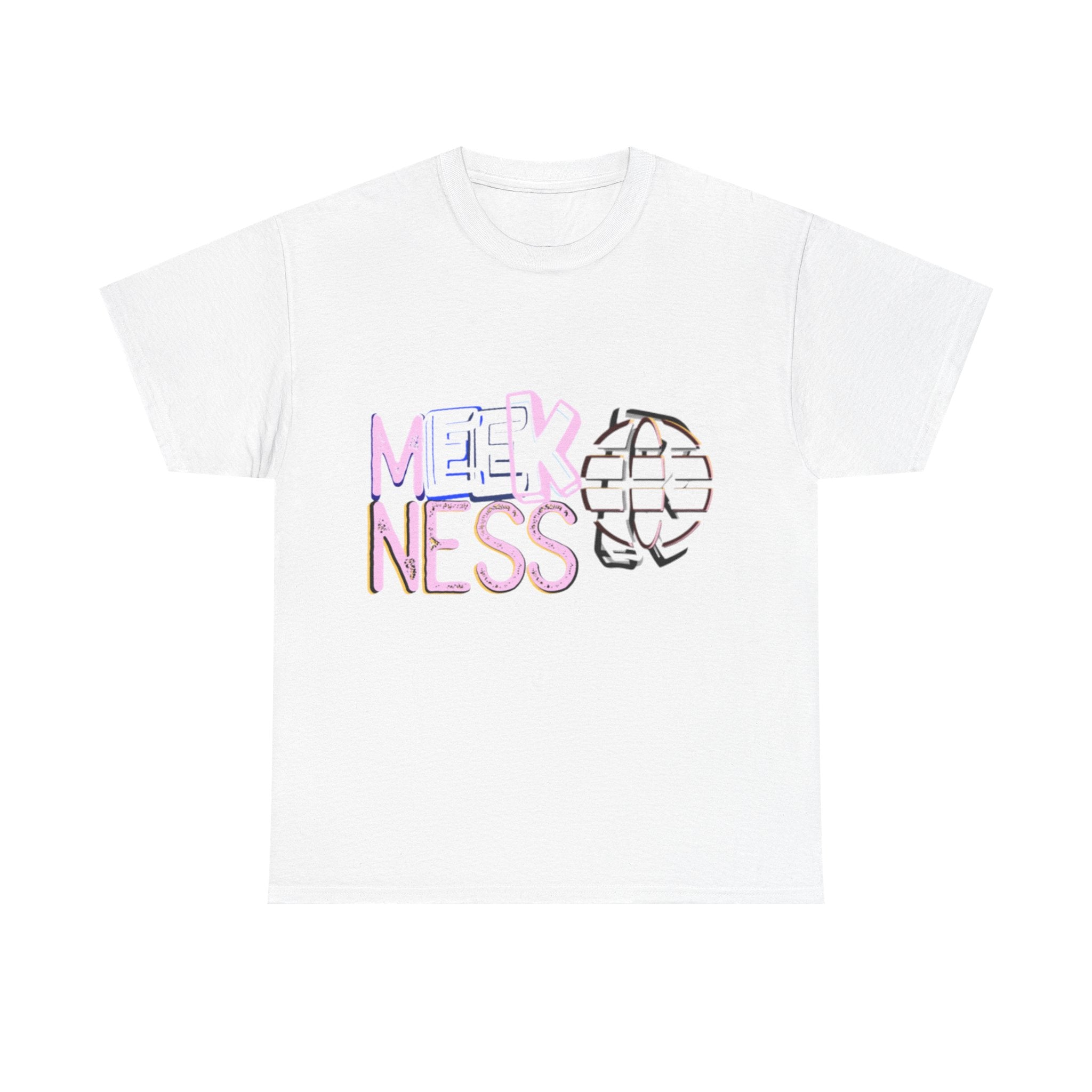 Unisex Heavy Cotton Tee - 'MEEKNESS' Graphic Shirt for Casual Wear
