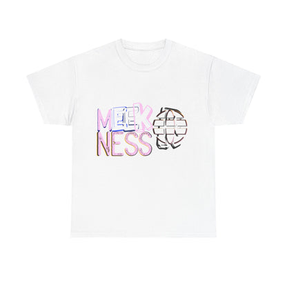 Unisex Heavy Cotton Tee - 'MEEKNESS' Graphic Shirt for Casual Wear