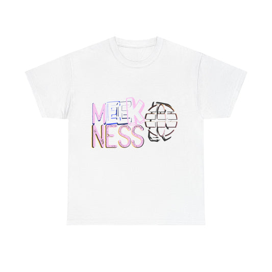 Unisex Heavy Cotton Tee - 'MEEKNESS' Graphic Shirt for Casual Wear
