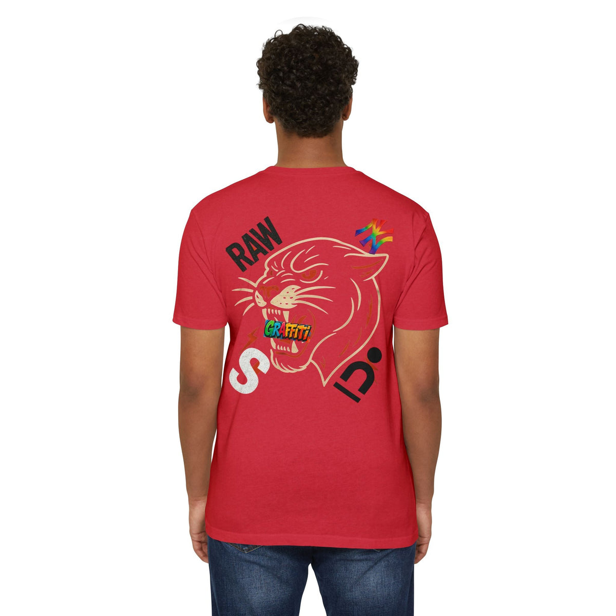 Urban Graffiti Panther T-Shirt | Cool Graphic Tee, Streetwear, Unisex Printify