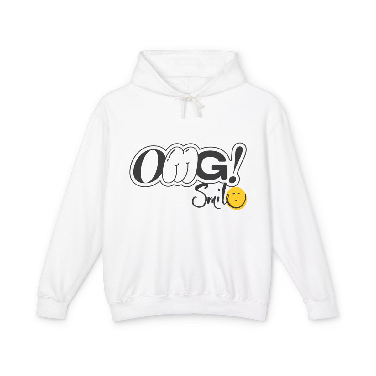 OMG!Smile Lightweight Hooded Sweatshirt