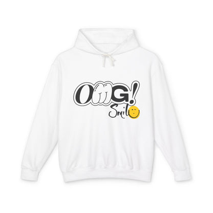 OMG!Smile Lightweight Hooded Sweatshirt