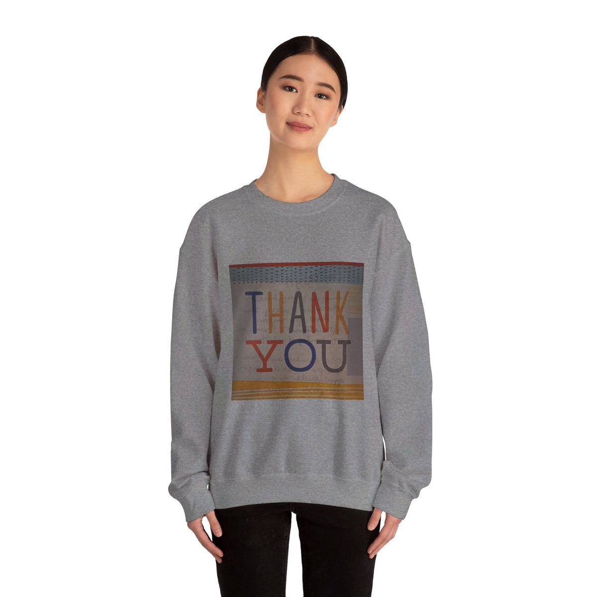 RCNSONS Unisex Crewneck Thanks Sweatshirt