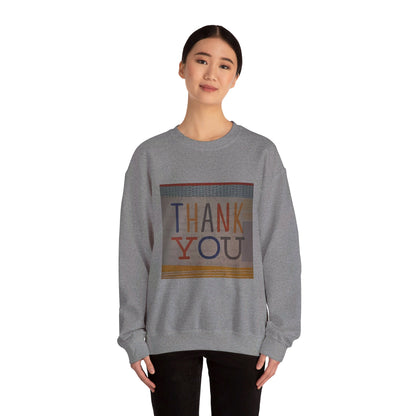 RCNSONS Unisex Crewneck Thanks Sweatshirt