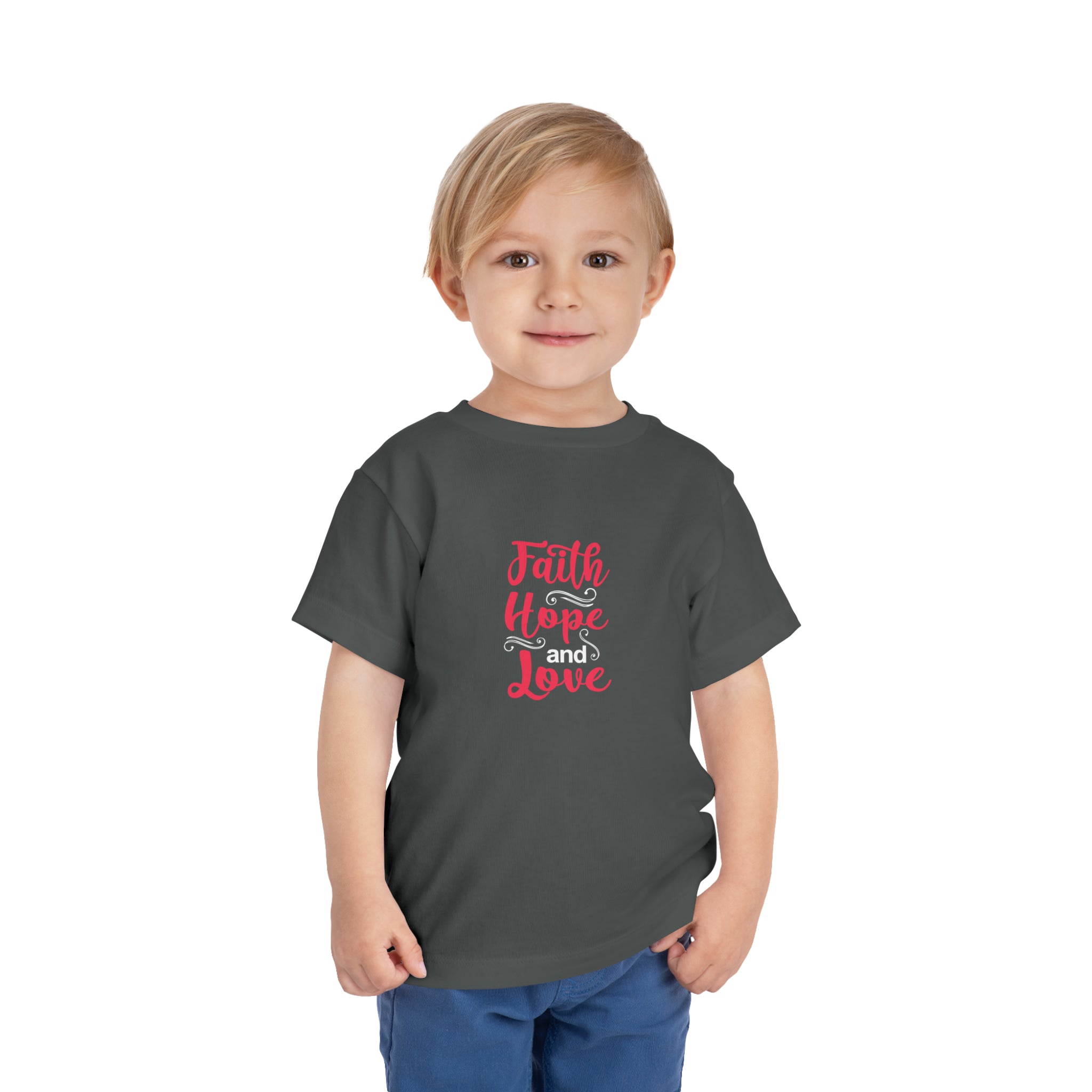 T-shirt pour tout-petits Faith Hope And Love 