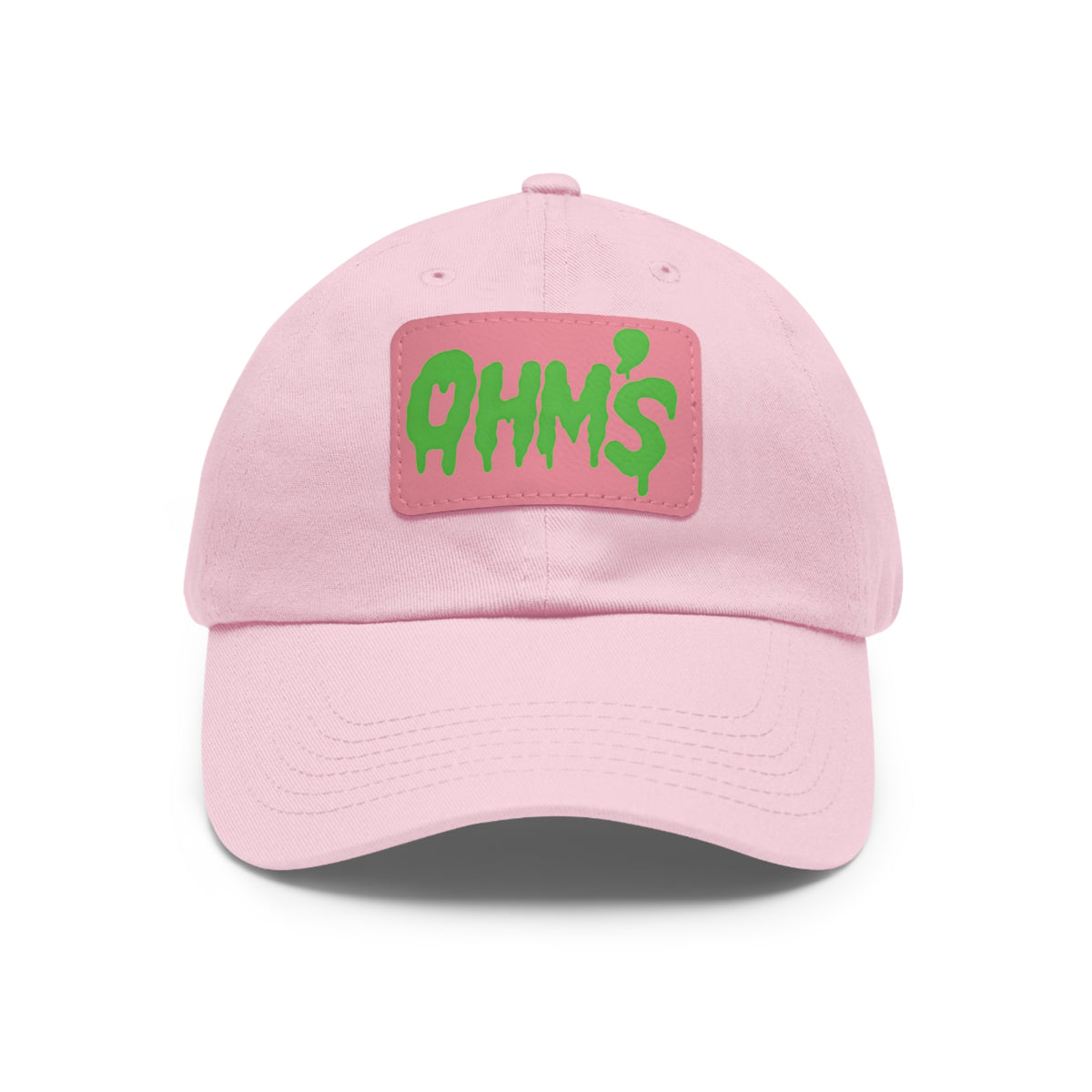 Dad Hat Olm's Cap Rectangle Leather Patch