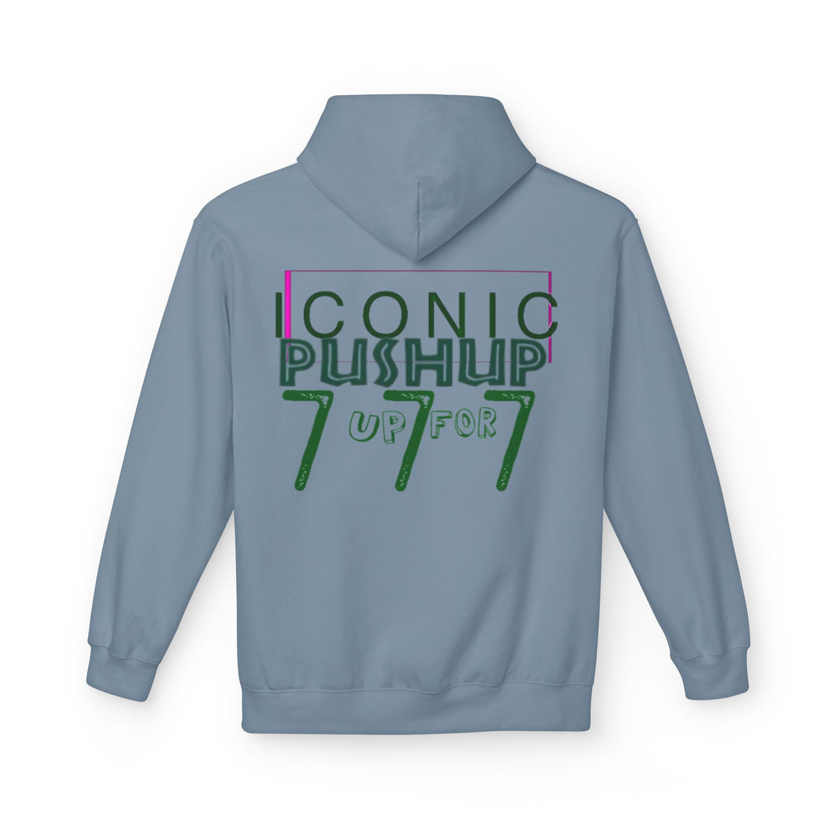 Iconic Push-Up Fleece Hoodie - Trendy Unisex Sweatshirt