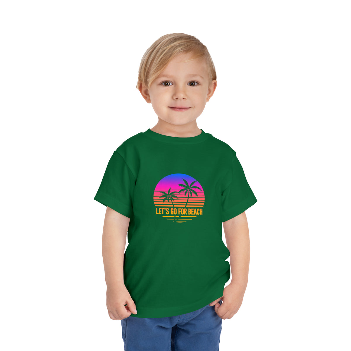 T-shirt Allons-y pour la plage pour tout-petit 