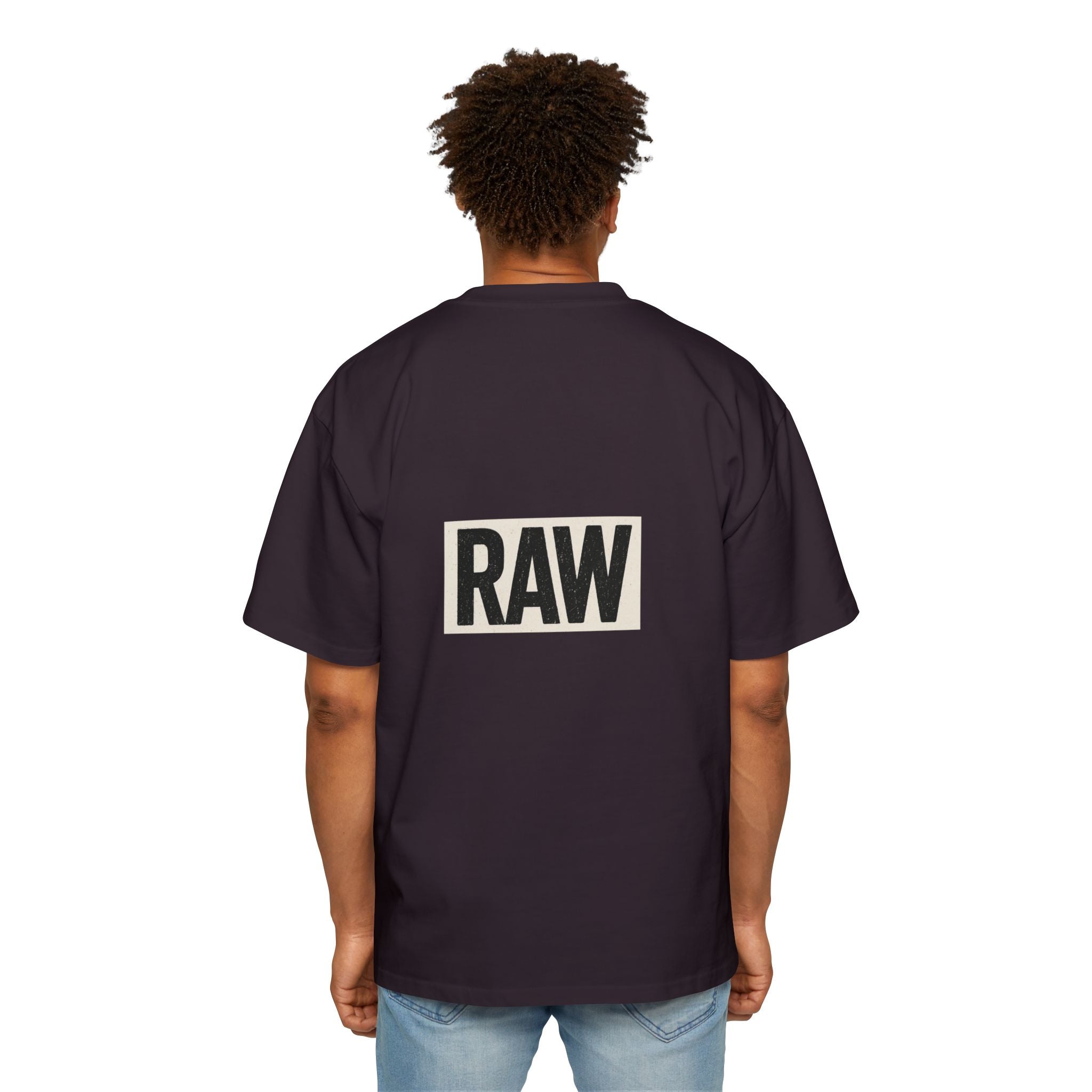 Oversized Tee - Raw Unique Design Printify