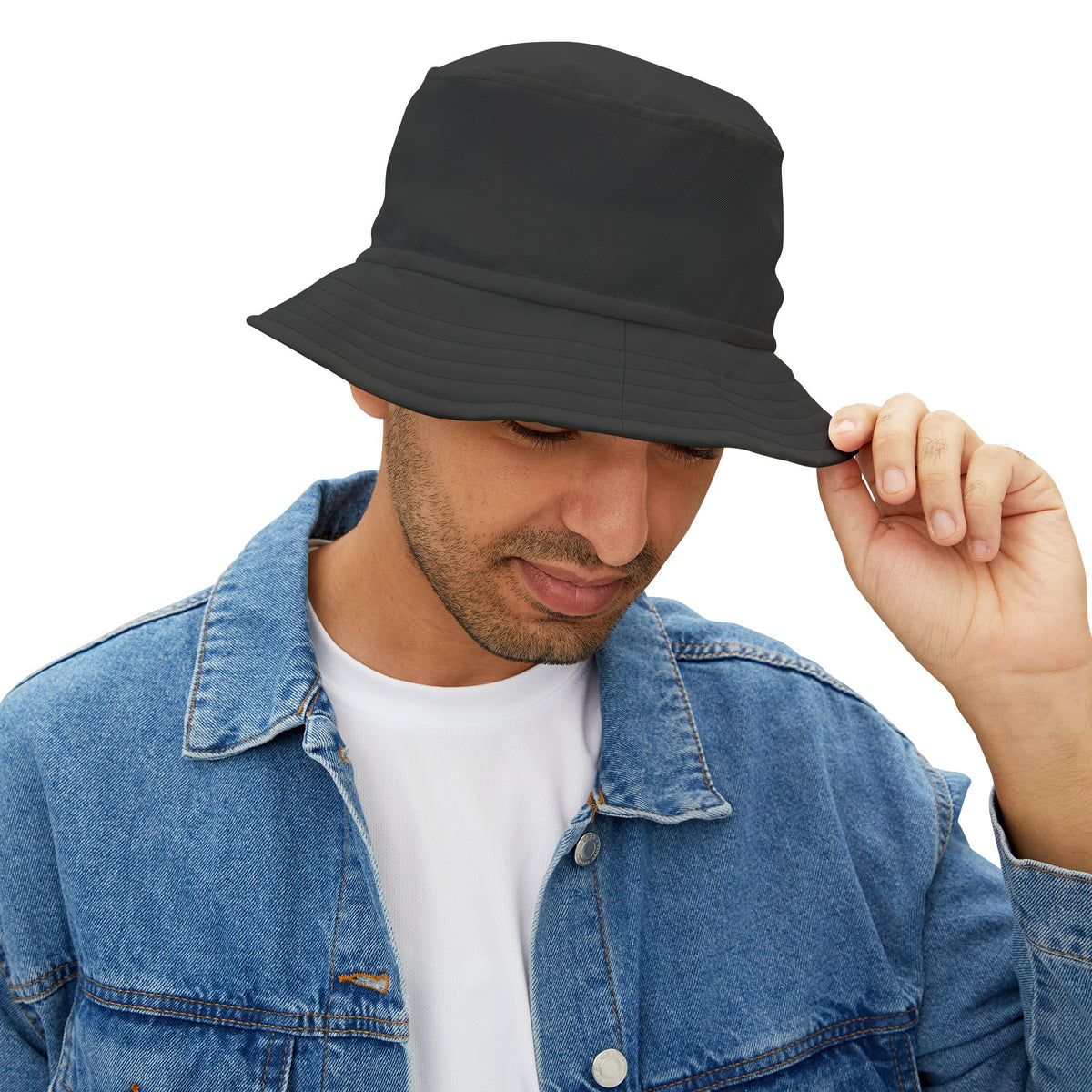 Stylish Black Bucket Hat for All Seasons