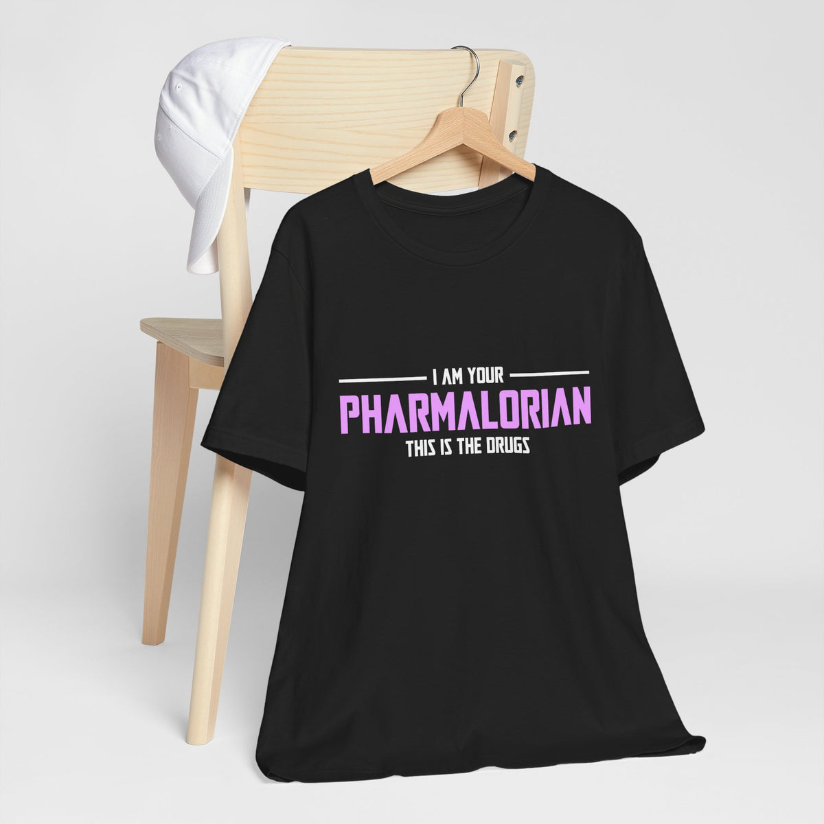 Je suis votre pharmacolorien, c’est le tee-shirt unisexe des médicaments 