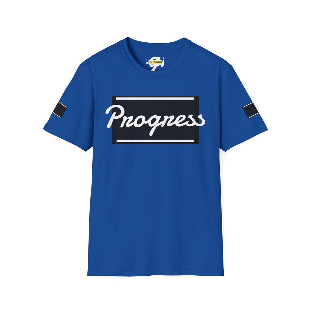 Motivational Unisex Softstyle T-Shirt | Progress Tee, Gift for Teens, Casual Wear, Workout Shirt, Inspirational Apparel Printify