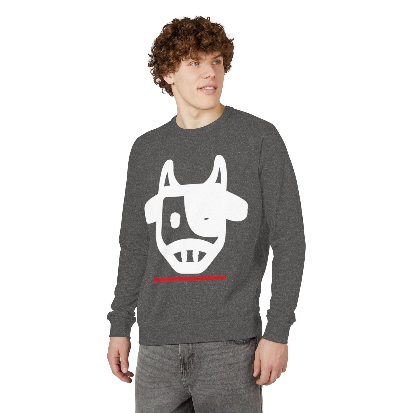 Raglan Crewneck Sweatshirt - Elegante Design Printify
