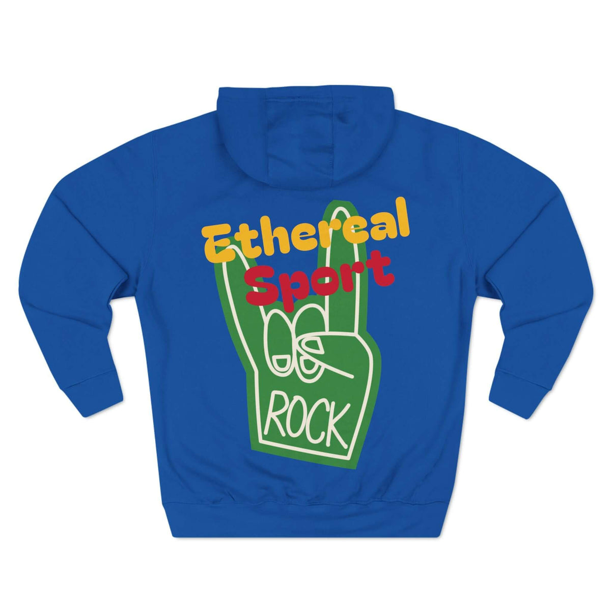 Fleece Hoodie - Ethereal Sport Rock Design