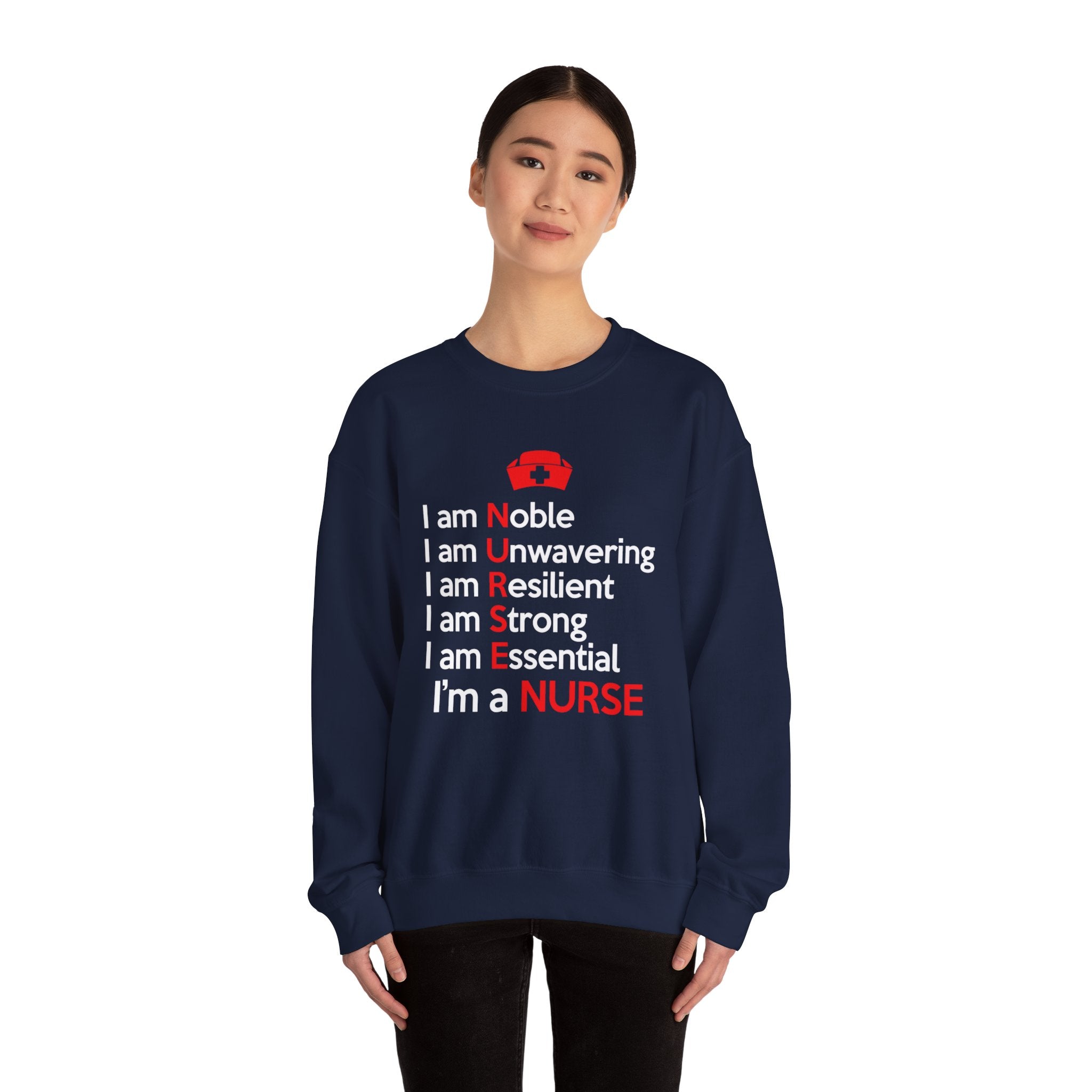Je suis noble, je suis un sweat-shirt unisexe inébranlable 