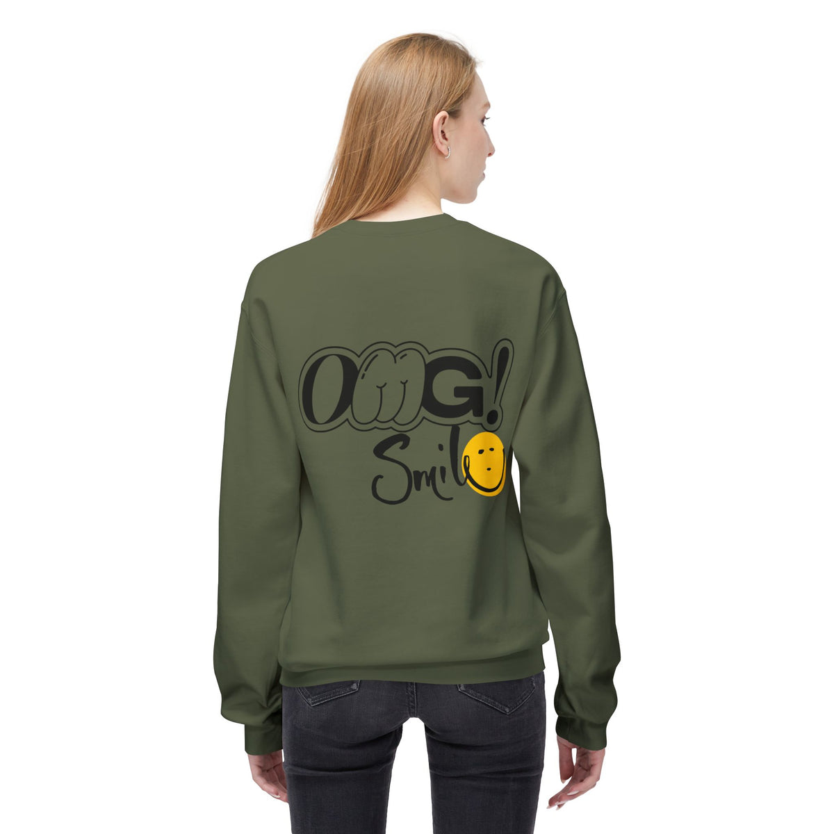 OMG!Smile Softstyle  Crewneck Sweatshirt