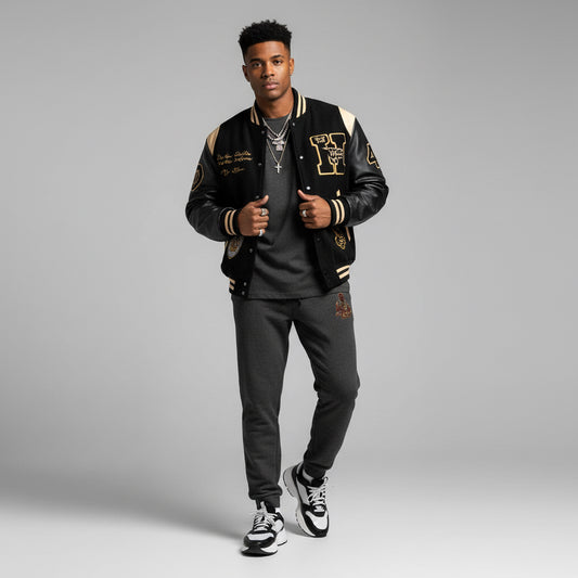 Embroidered Joggers - Joggers-DJ Design Printify