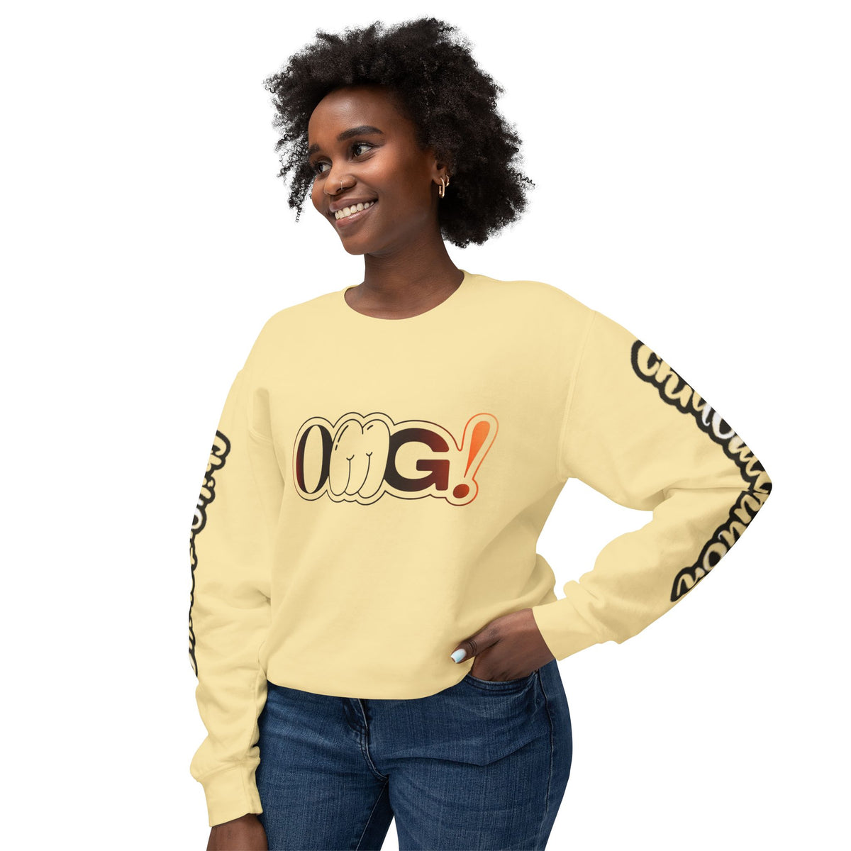 OMG! Lightweight Crewneck Sweatshirt