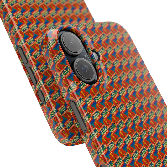 Vibrant Geometric Snap Case for Phone, Stylish Phone Cover, Unique Cell Phone Accessory, Protective Case, Colorful Gift Idea Printify