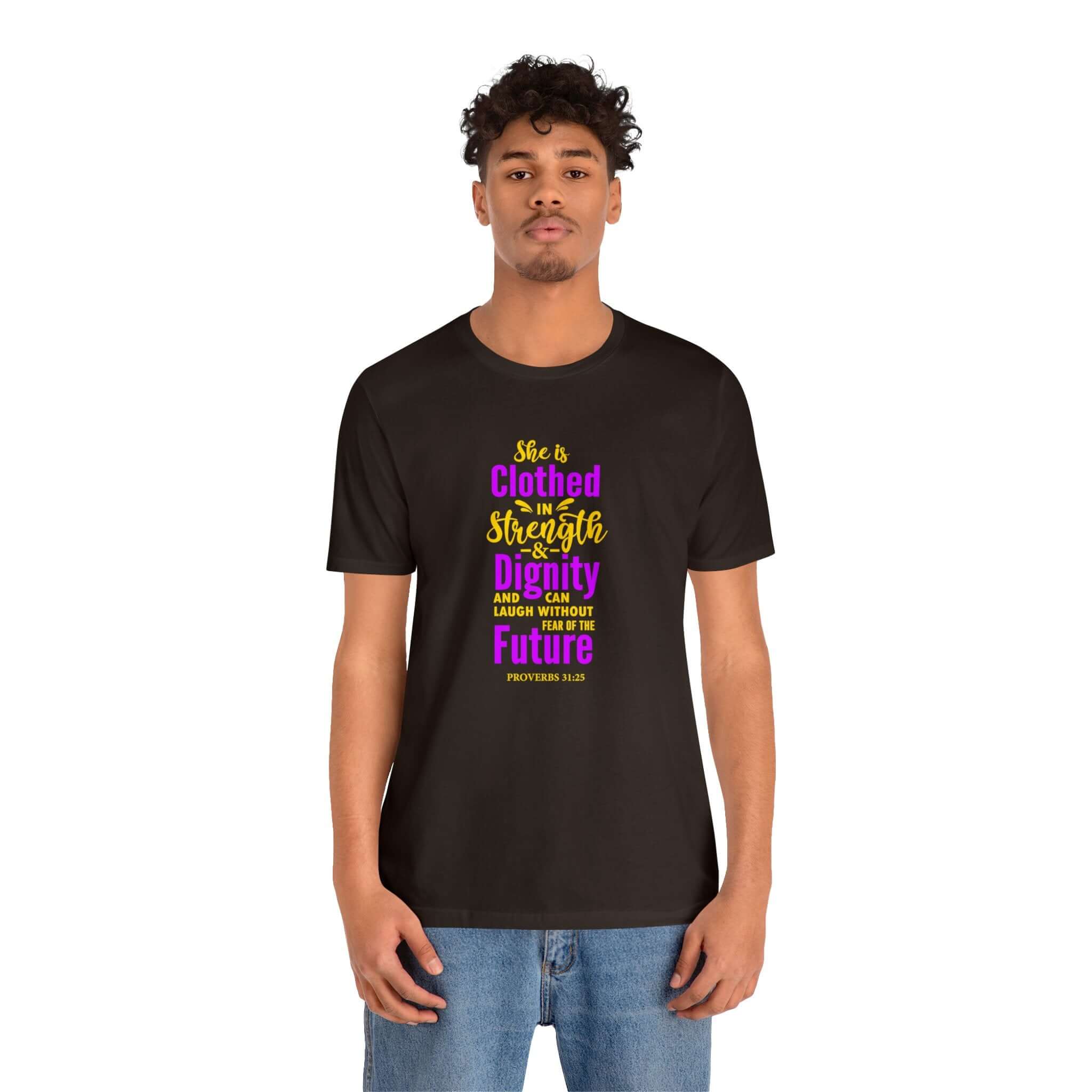 She Is Clothed In Strength Unisex Tee - RC’nSONS
