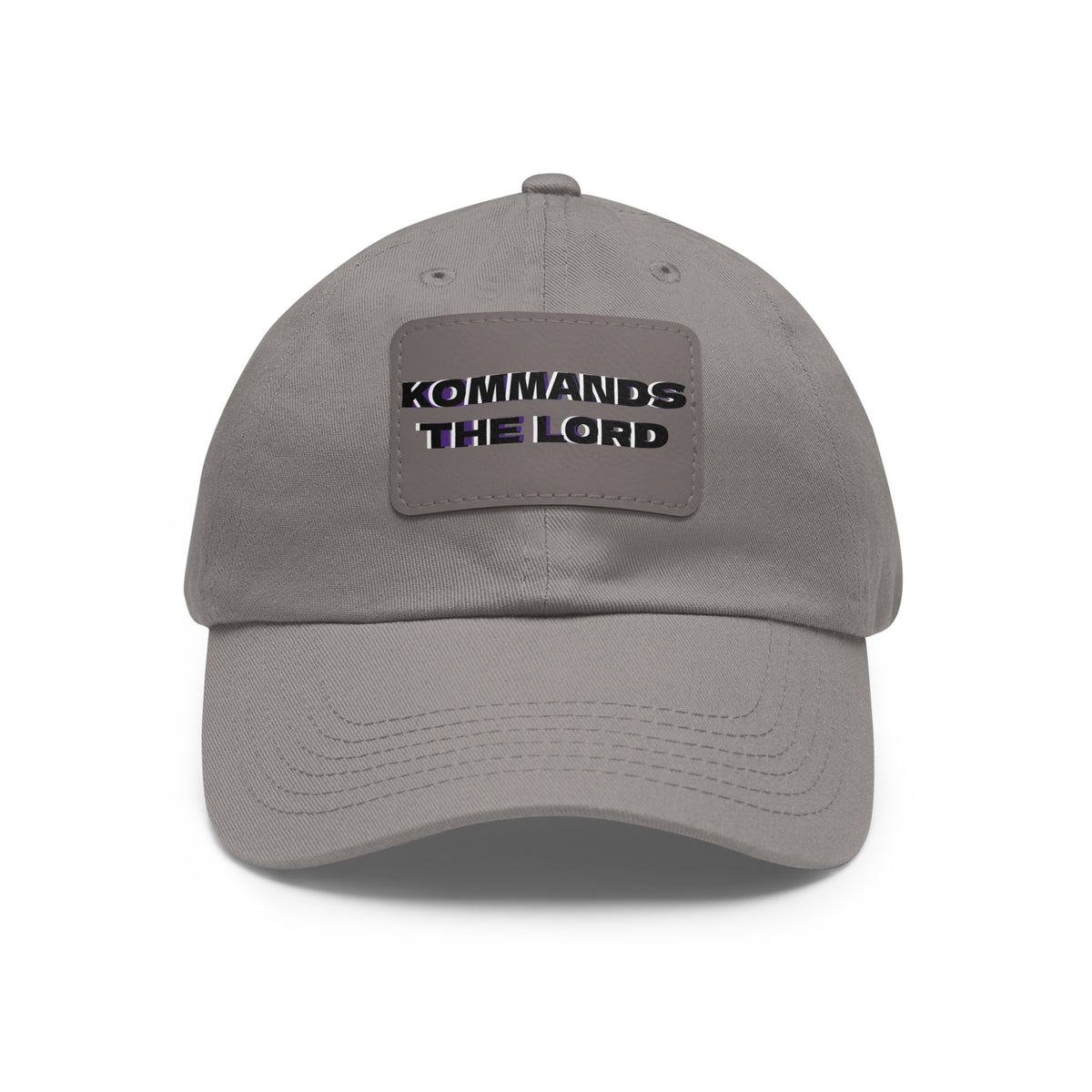 Dad Hat - Kommands The Lord Leather Patch Cap