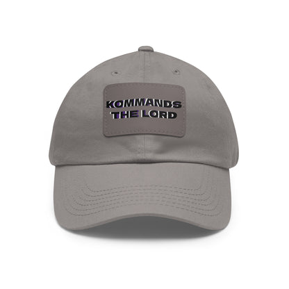 Dad Hat - Kommands The Lord Leather Patch Cap
