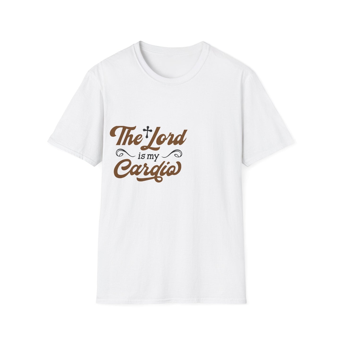 Faith-Inspired Unisex T-Shirt, The Lord is My Cardia, Christian Apparel, Spiritual Gift, Everyday Comfort Wear, Perfect for Church, [...] Printify