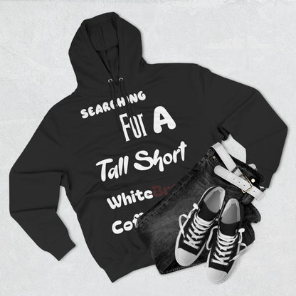 White Brown Coffee Cake Fleece Hoodie