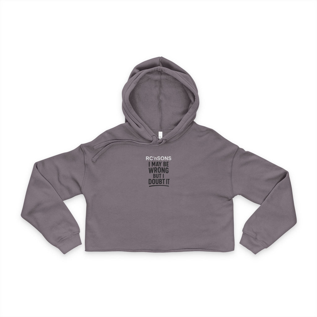 Chic Women's Cropped Hoodie with Trendy Design, Casual Streetwear, Perfect for Everyday Wear, Gift for Her, Comfortable Fashion Printify