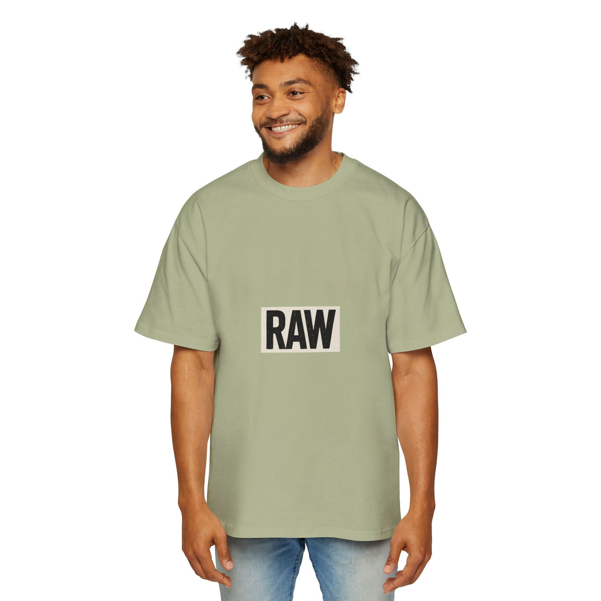 Oversized Tee - Raw Unique Design Printify