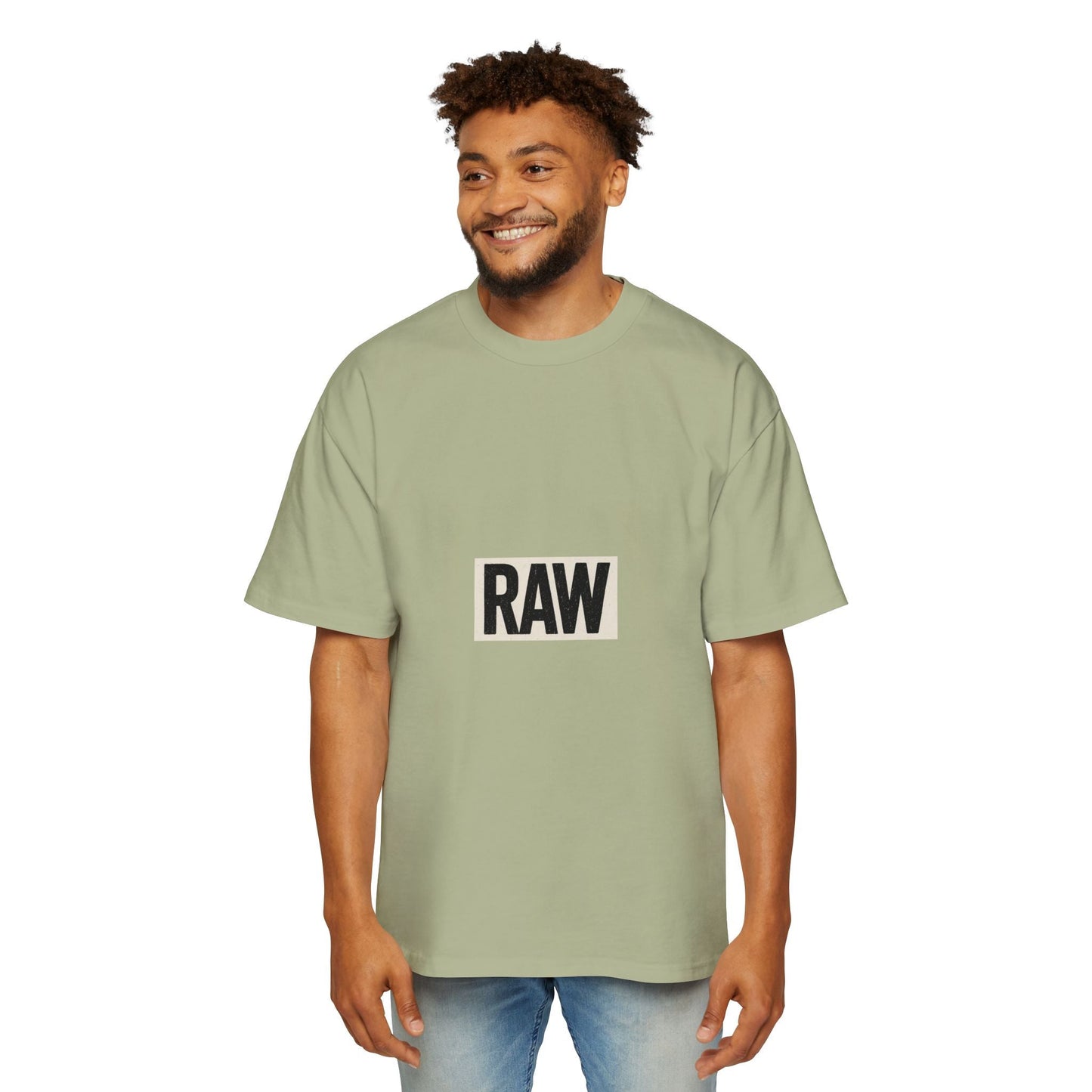 Oversized Tee - Raw Unique Design Printify