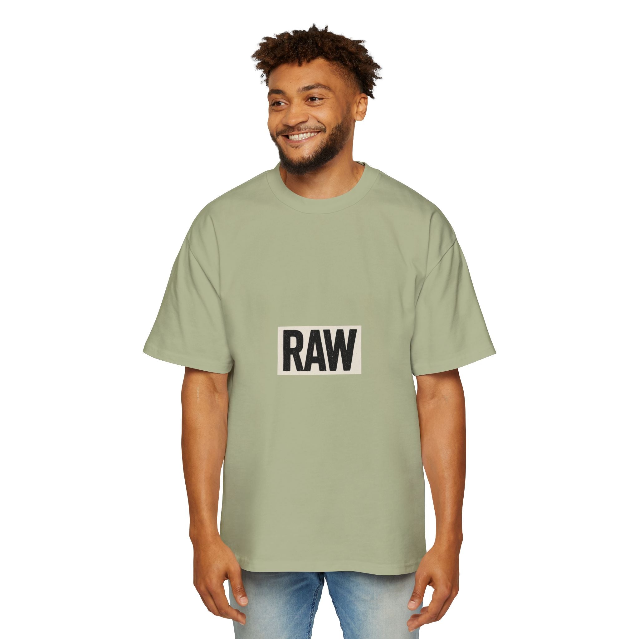 Oversized Tee - Raw Unique Design Printify