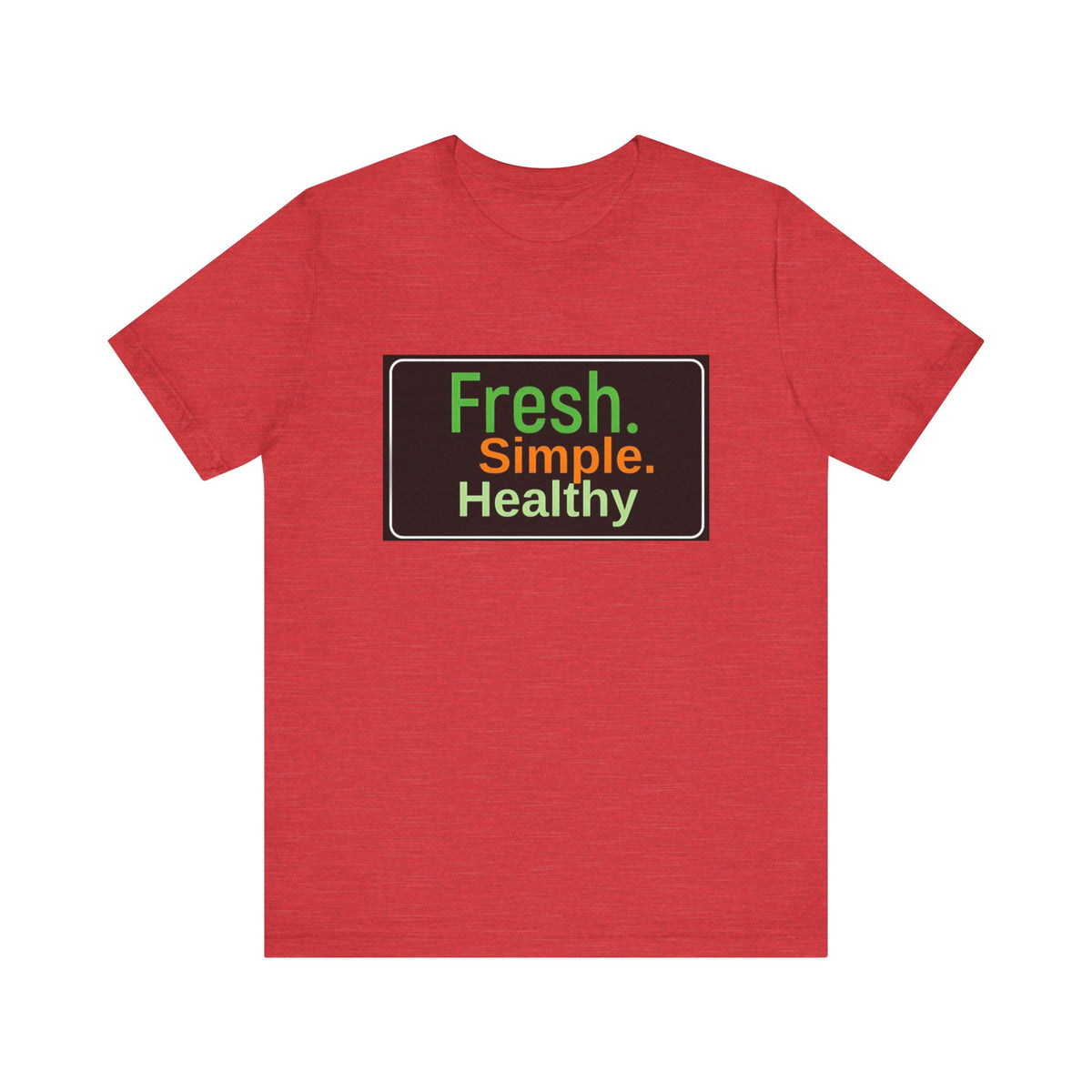 Unisex Fresh Simple Short Sleeve Tee
