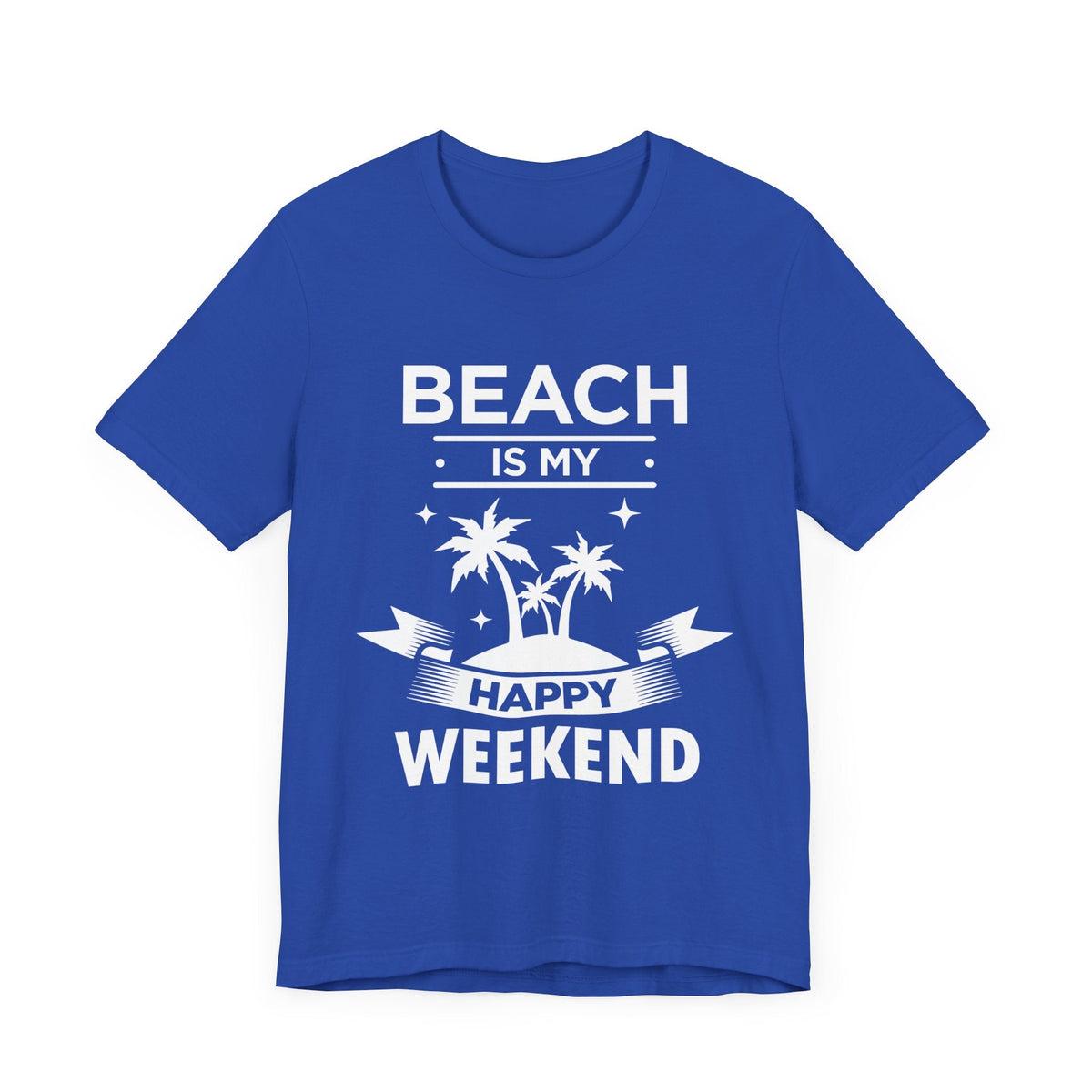 Beach Is My Happy Weekend Unisex Tee Printify