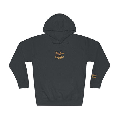 Religious Fleece Hoodie - Walking with the Lord Printify