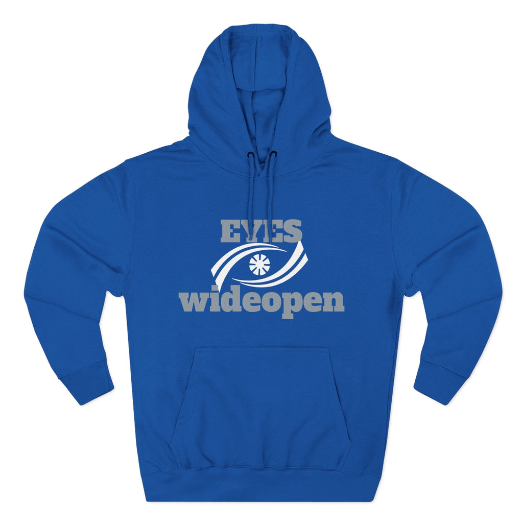 Eyes Wide Open Fleece Hoodie - Cozy Sweatshirt for Casual Wear, Gifts for Him/Her, Winter Wardrobe Essential, Unisex Hoodie, Relaxed Fit Printify