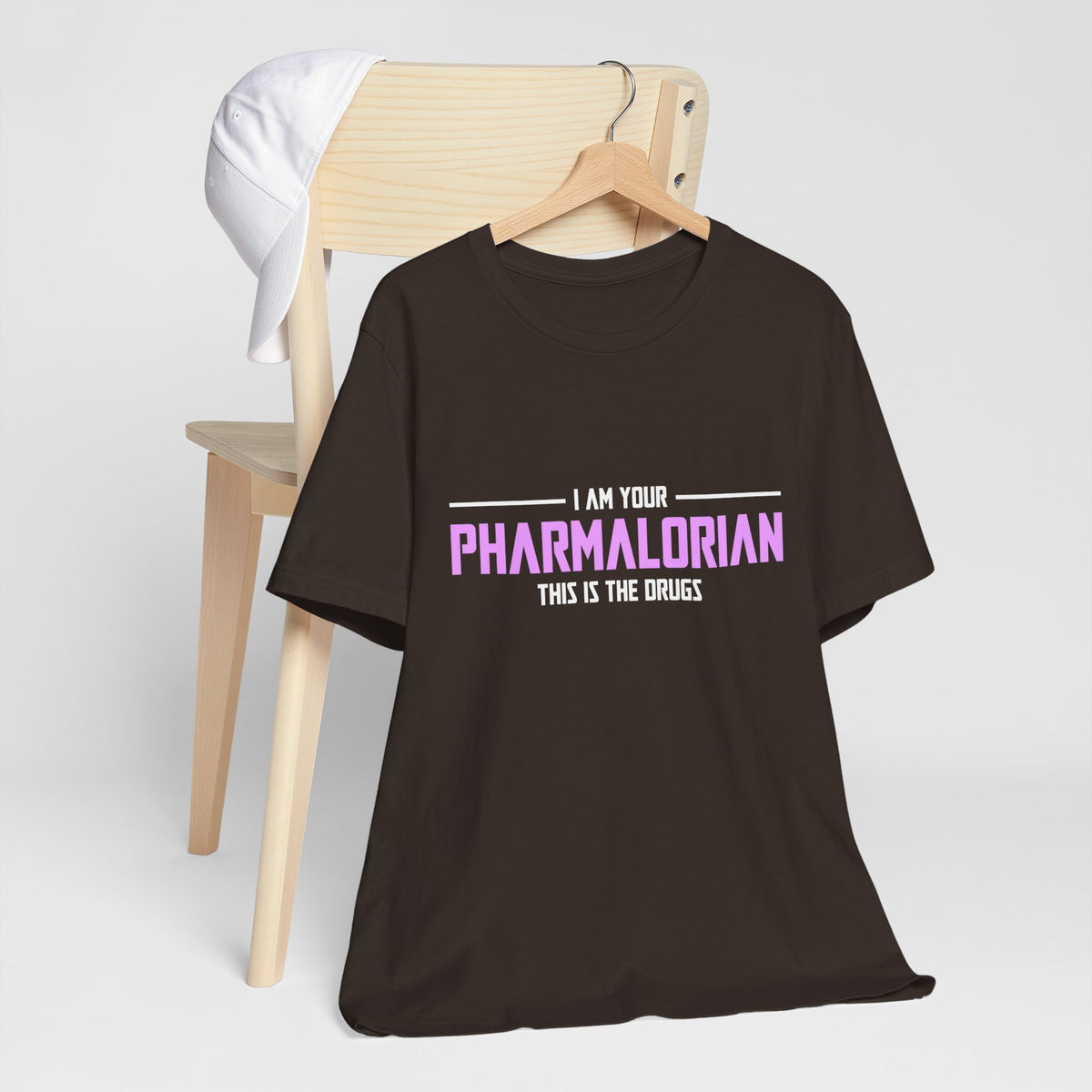 Je suis votre pharmacolorien, c’est le tee-shirt unisexe des médicaments 