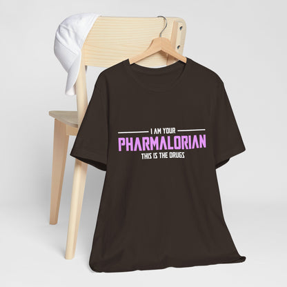 Je suis votre pharmacolorien, c’est le tee-shirt unisexe des médicaments 