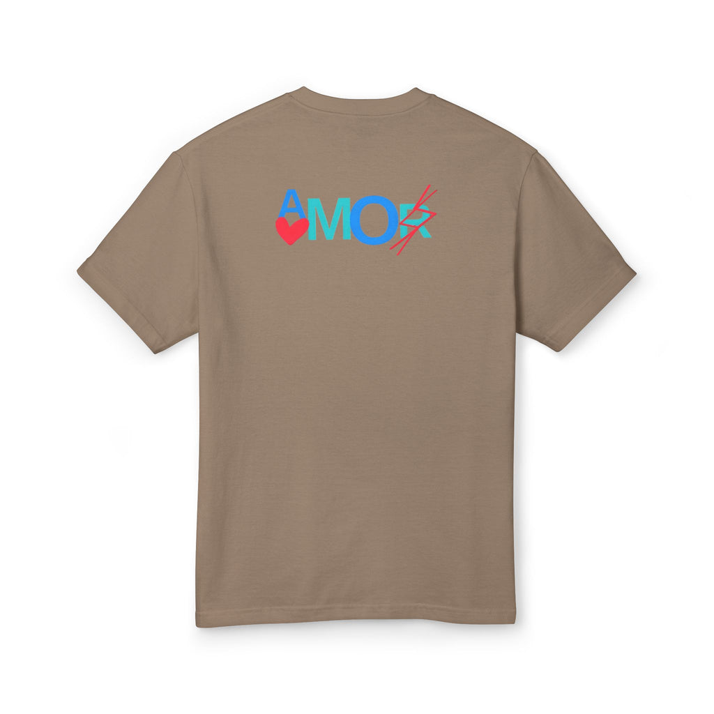 T-Shirt AMORX Unisex Garment-Dyed Heavyweight Cotton Tee
