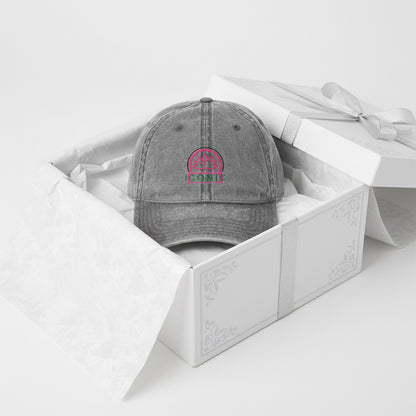 Vintage Embroidered Cap - Iconic Retro Style Headwear Printify