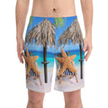 Men's Elastic Beach Shorts (AOP)