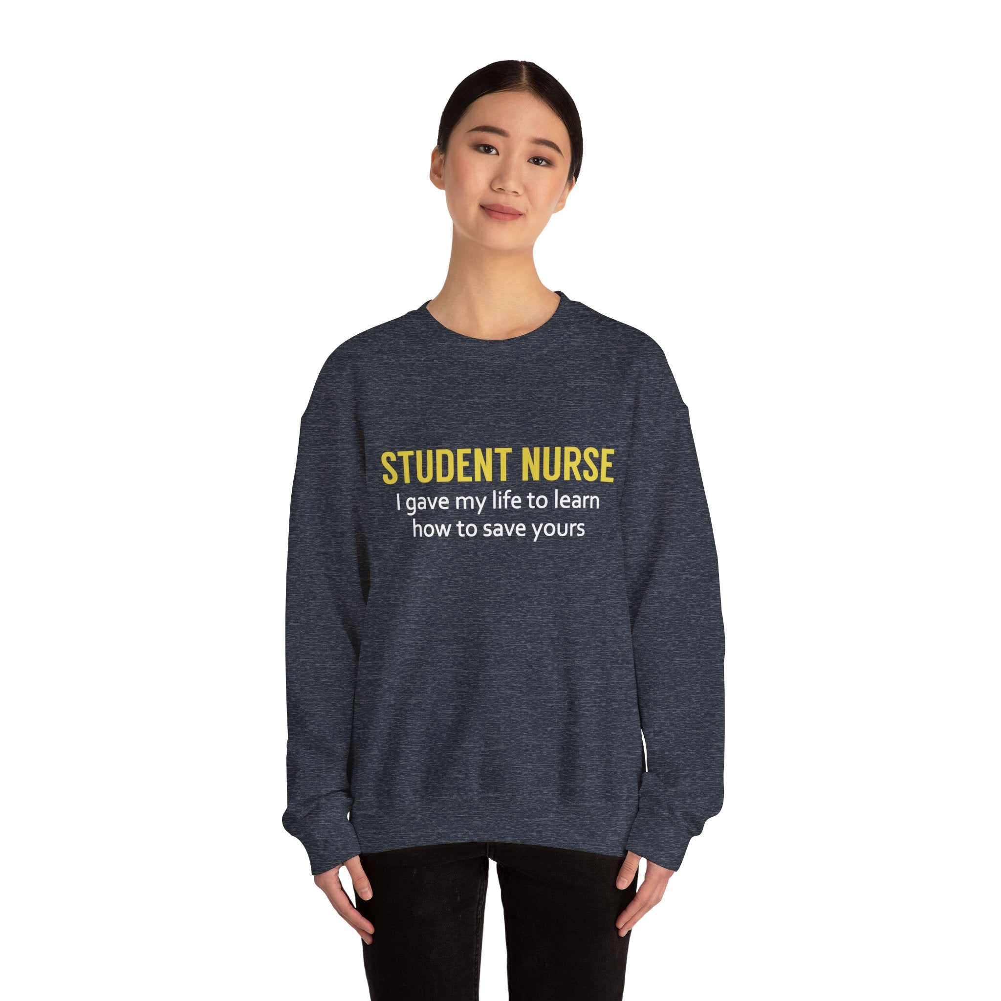 Sweat-shirt unisexe étudiant infirmière 