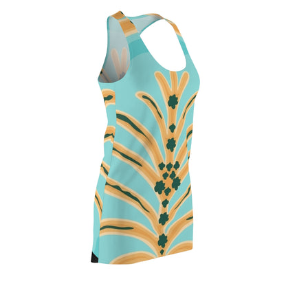 Women's Cut & Sew Racerback Palme Dress (AOP)