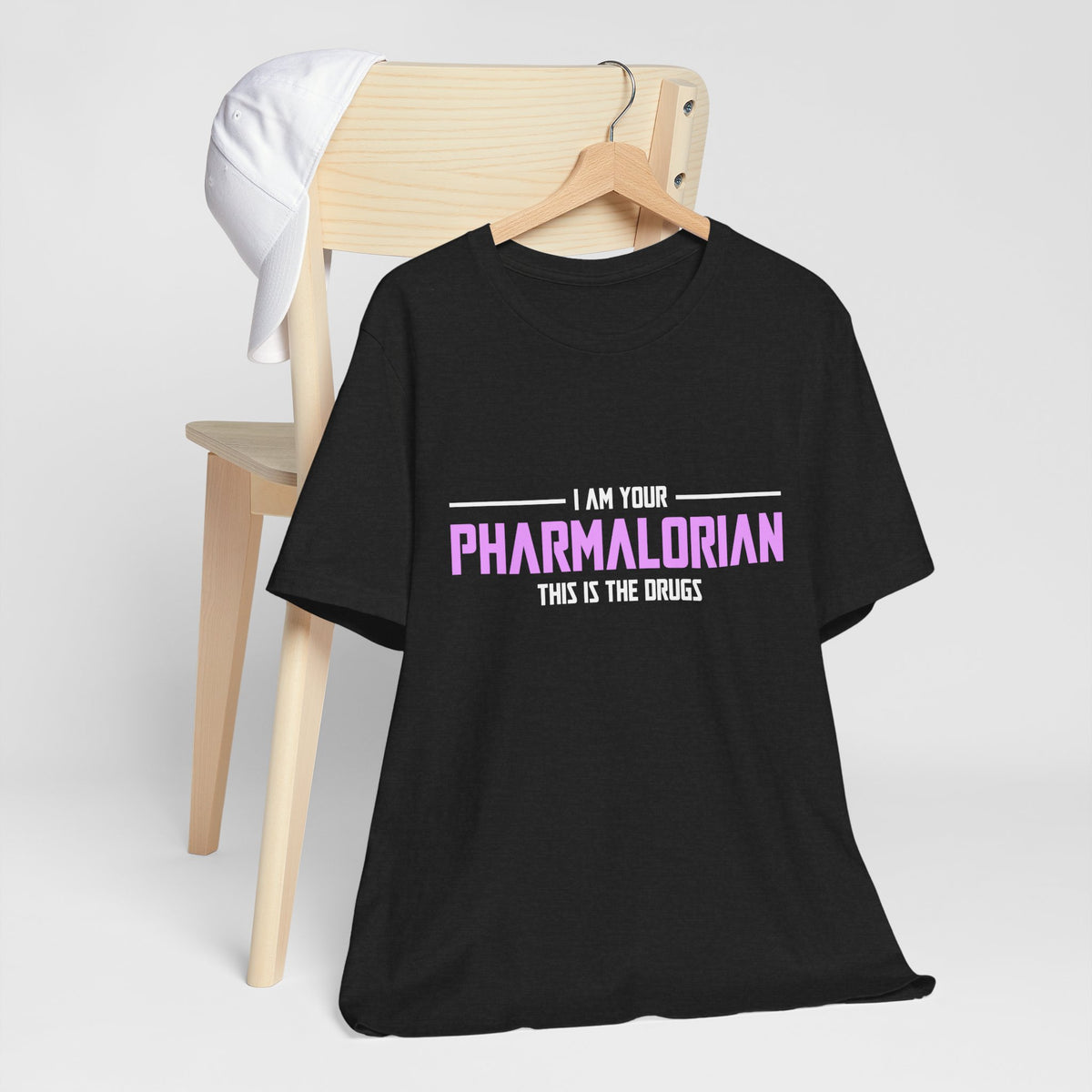 Je suis votre pharmacolorien, c’est le tee-shirt unisexe des médicaments 