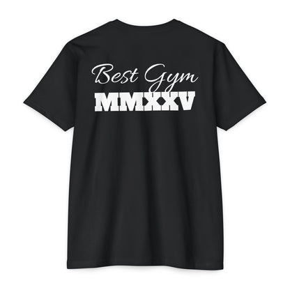 Best Gym Unisex CVC Jersey T-Shirt - Comfortable Fitness Apparel