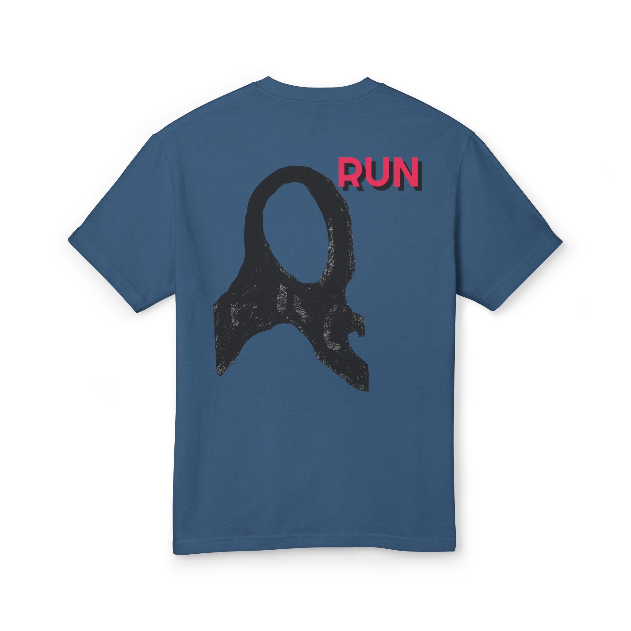 Casual Unisex Tee -  Run Graphic
